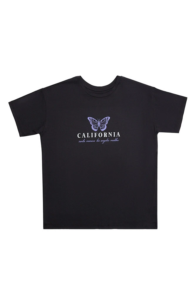 AERO California Butterfly Graphic Relaxed Tee