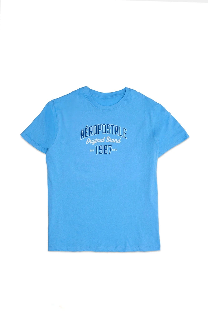 T-shirt coupe carré imprime? graphique Aéropostale Original Brand 1987