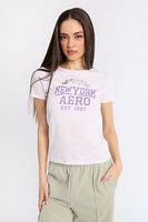 AERO NYC Butterflies Graphic Classic Tee