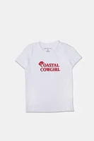 T-shirt classique imprime? graphique Coastal Cowgirl
