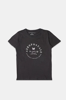 T-shirt classique imprime? graphique Aéropostale NYC papillon