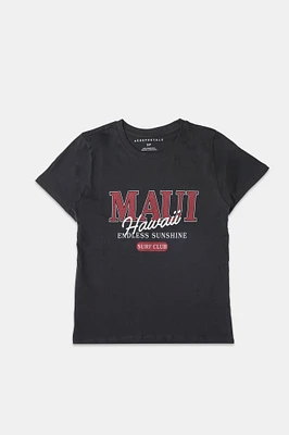 T-shirt classique imprime? graphique Maui