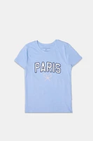Paris Bow Graphic Classic Tee