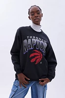 Toronto Raptors Graphic Crew Neck Oversized Sweatshirt