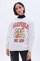 Garfield Est 1970 Graphic Crew Neck Oversized Sweatshirt