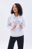 Care Bears Graphic Oversized Pullover Hoodie