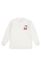 Hello Kitty Graphic Glitter Crew Neck Sweatshirt