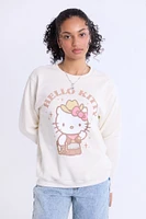 Sweat-shirt ras du cou graphique Hello Kitty Western