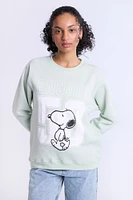 Sweat-shirt ras du cou graphique Peanuts Snoopy 50