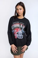 Kansas City Chiefs Graphic Crew Neck Sweatshirt