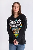 Scooby-Doo Graphic Crew Neck Sweatshirt