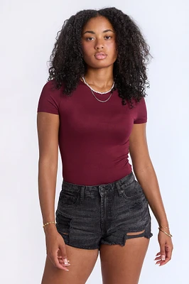 AERO Short Sleeve Crew Neck Bodysuit