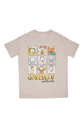 Garfield And Family Graphic Relaxed Tee