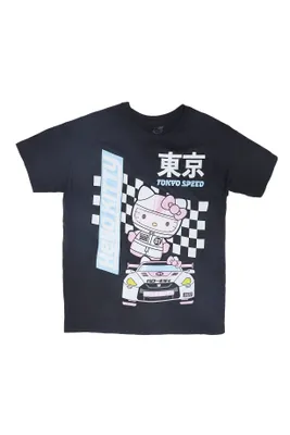 Hello Kitty Tokyo Speed Race Graphic Relaxed Tee