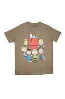 Peanuts Snoopy Family Graphic Relaxed Tee