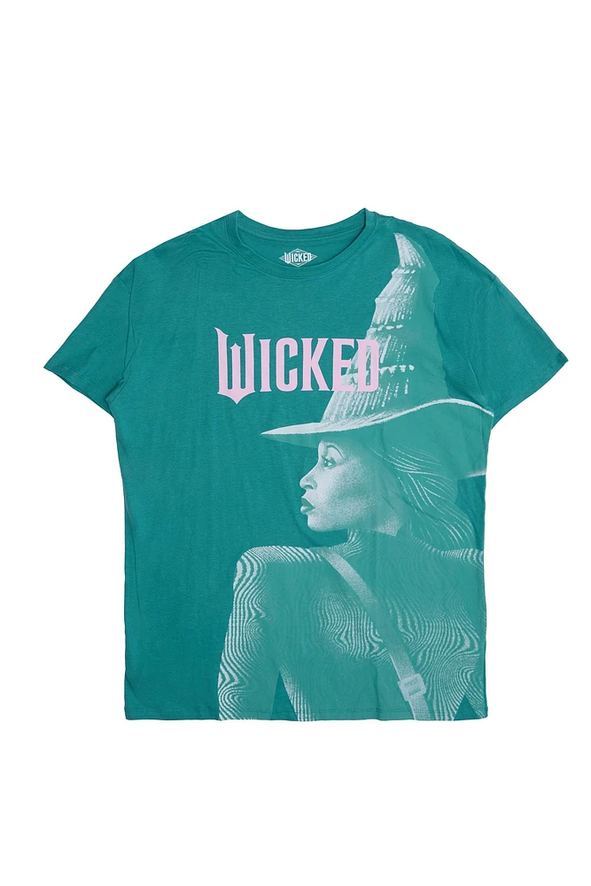 T-shirt décontracté imprime? graphique sorcière Wicked