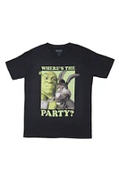 T-shirt décontracté imprimé graphique Shrek Party