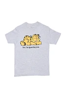 T-shirt décontracté imprimé graphique Garfield Yes I'm Ignoring You