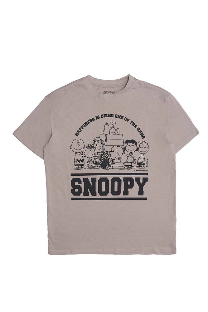 Peanuts Snoopy And Friends Graphic Relaxed Tee