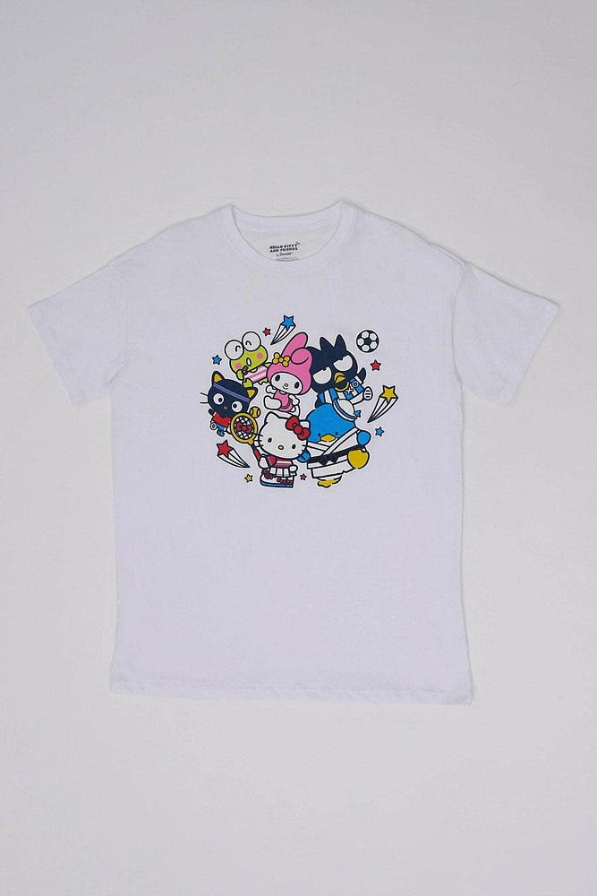 T-shirt décontracté imprimé graphique Hello Kitty And Friends Sports