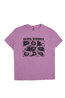 T-shirt décontracté imprimé graphique Olivia Rodrigo