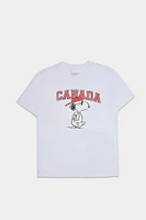 Peanuts Canada Graphic Boyfriend Tee