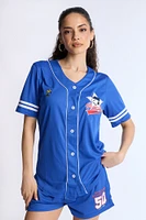 Maillot de baseball en maille aérée Peanuts 50
