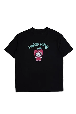 T-shirt décontracté imprimé graphique Hello Kitty Apple