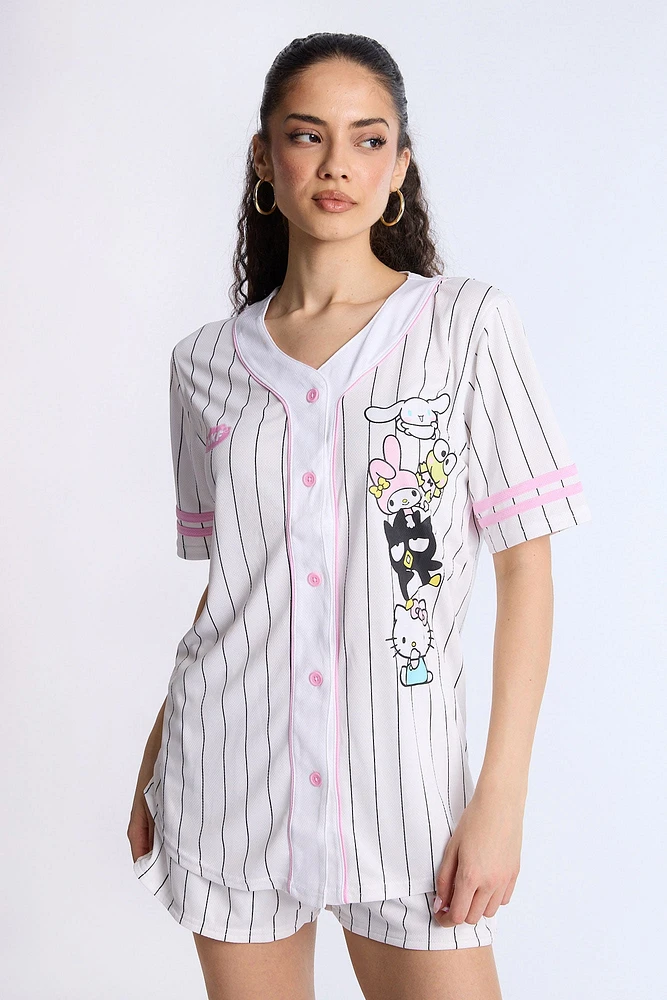 Maillot de baseball en maille aérée
