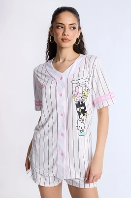 Maillot de baseball en maille aérée