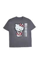 Hello Kitty Graphic Glitter Relaxed Tee