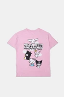 Hello Kitty And Friends Graphic Boyfriend Tee