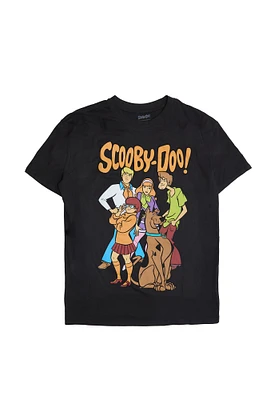 T-shirt décontracté imprimé graphique Scooby-Doo Team