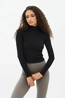 AERO Long Sleeve Mock Neck Top