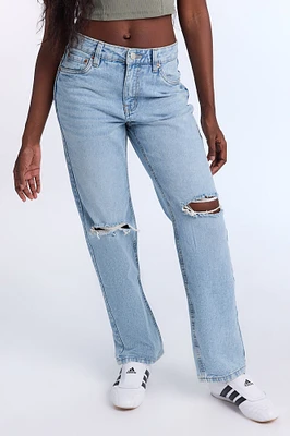 AERO Super High Rise Straight Jeans