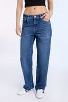 AERO Low Rise Slouchy Straight Jeans
