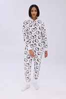 Hello Kitty Wink Printed Hooded Onesie