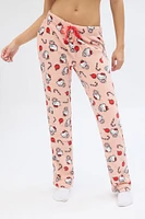 Hello Kitty Ornaments Printed Pajama Pants