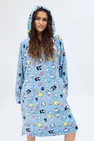 Hello Kitty And Friends Printed Oversized Hoodie