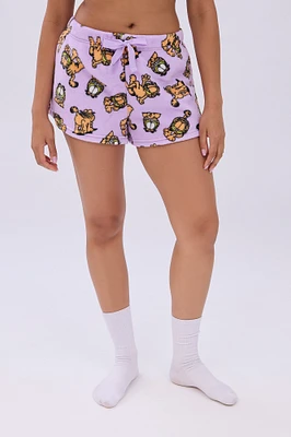 Garfield Printed Pajama Shorts