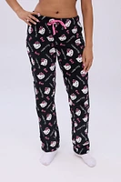 Hello Kitty Bow Printed Pajama Pants