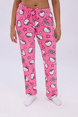 Hello Kitty Star Printed Pajama Pants