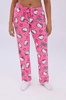 Hello Kitty Star Printed Pajama Pants