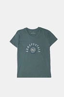 Aéropostale New York Crest Embroidered Graphic Tee