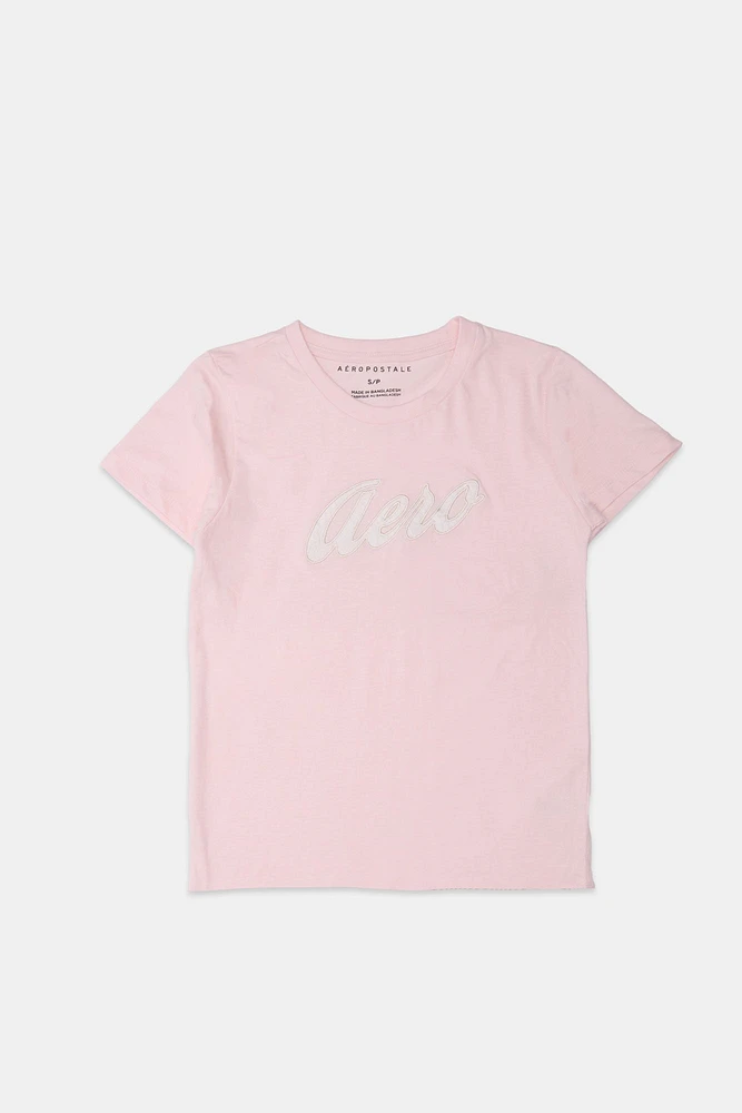 AERO Lace Applique Graphic Tee