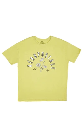 Aéropostale Daisy Graphic Boyfriend Tee