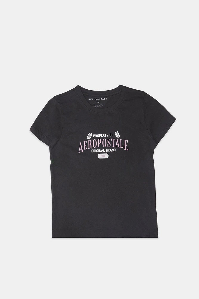 T-shirt classique graphique brodé AERO Original Brand