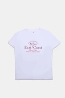 AÃ©ropostale East Coast Graphic Boyfriend Tee