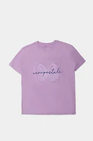 Aéropostale Butterfly Graphic Boyfriend Tee