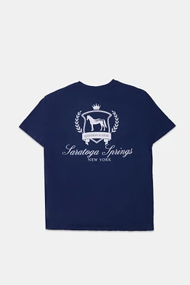 AÃ©ropostale Saratoga Springs New York Graphic Boyfriend Tee
